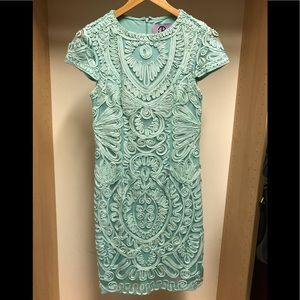 JSCollections cocktail dress in teal size 4